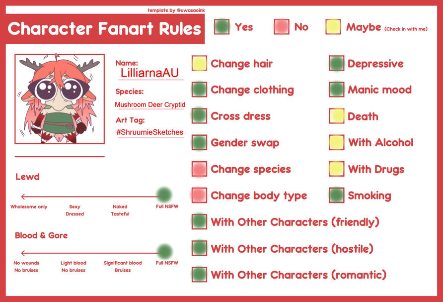 Fanart Rules Fanart Rules